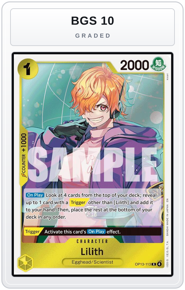 Graded - Lilith — BGS 10 graded overlay