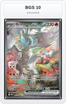 Graded - Reshiram ex - 166/086 — BGS 10 graded overlay