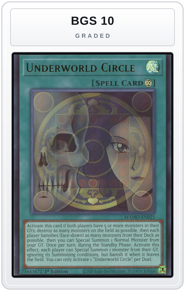 Graded - Underworld Circle — BGS 10 graded overlay