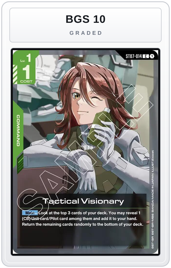 Graded - Tactical Visionary — BGS 10 graded overlay