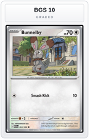 Graded - Bunnelby — BGS 10 graded overlay