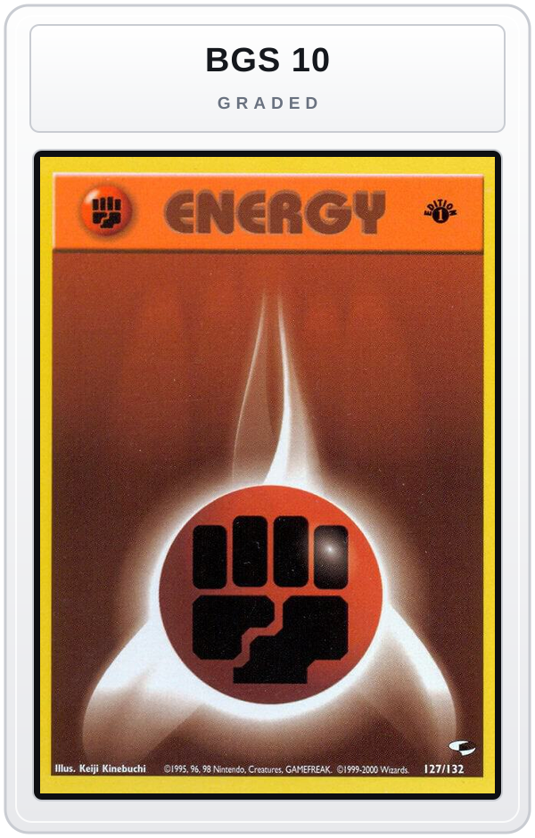 Graded - Fighting Energy — BGS 10 graded overlay