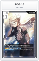 Graded - Unforeseen Incident — BGS 10 graded overlay