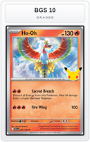 Graded - Ho-Oh — BGS 10 graded overlay