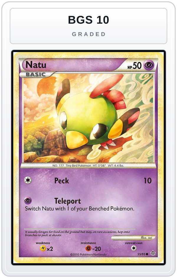 Graded - Natu — BGS 10 graded overlay