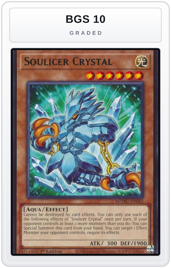 Graded - Soulicer Crystal — BGS 10 graded overlay