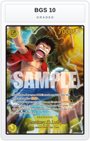 Graded - Monkey.D.Luffy (OP15-119) — BGS 10 graded overlay
