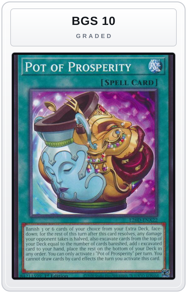 Graded - Pot of Prosperity — BGS 10 graded overlay