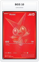 Graded - Victini - 172/086 — BGS 10 graded overlay