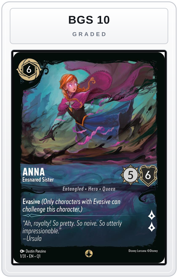 Graded - Anna - Ensnared Sister — BGS 10 graded overlay