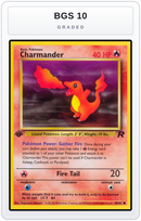 Graded - Charmander — BGS 10 graded overlay