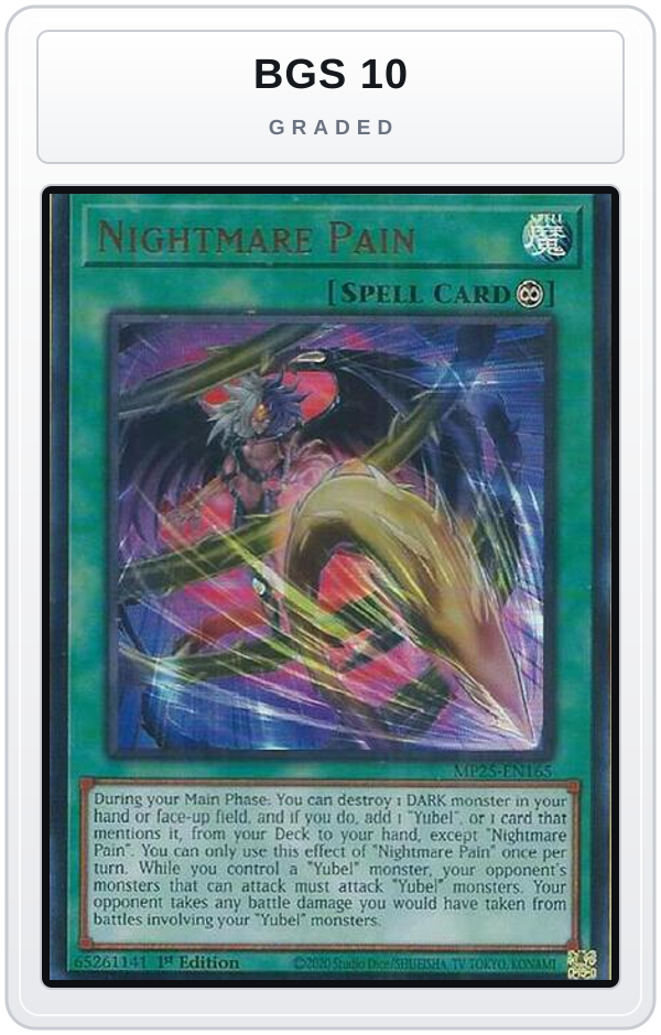 Graded - Nightmare Pain — BGS 10 graded overlay