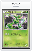 Graded - Scyther — BGS 10 graded overlay
