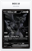 Graded - Zekrom ex - 172/086 — BGS 10 graded overlay