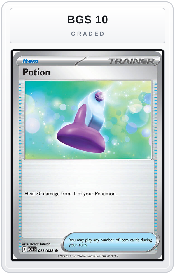Graded - Potion — BGS 10 graded overlay