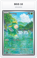 Graded - Deerling - 091/086 — BGS 10 graded overlay