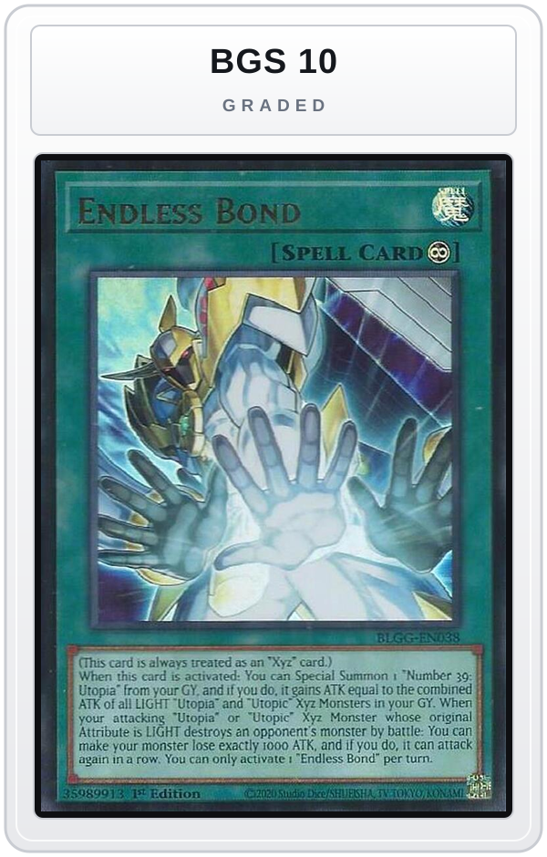 Graded - Endless Bond — BGS 10 graded overlay