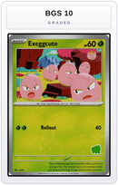Graded - Exeggcute — BGS 10 graded overlay