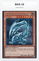 Graded - Blue-Eyes White Dragon (Secret Rare) — BGS 10 graded overlay