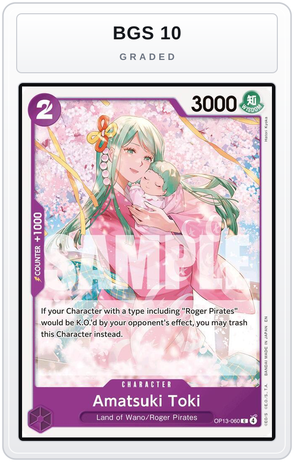 Graded - Amatsuki Toki — BGS 10 graded overlay