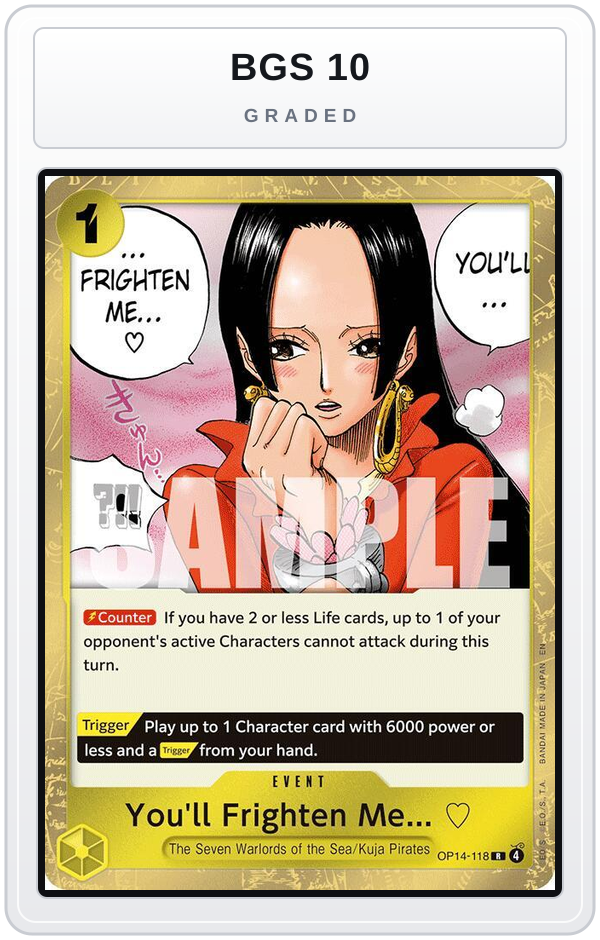 Graded - You'll Frighten Me... — BGS 10 graded overlay