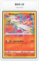 Graded - Reshiram — BGS 10 graded overlay