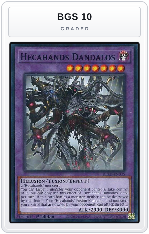 Graded - Hecahands Dandalos — BGS 10 graded overlay