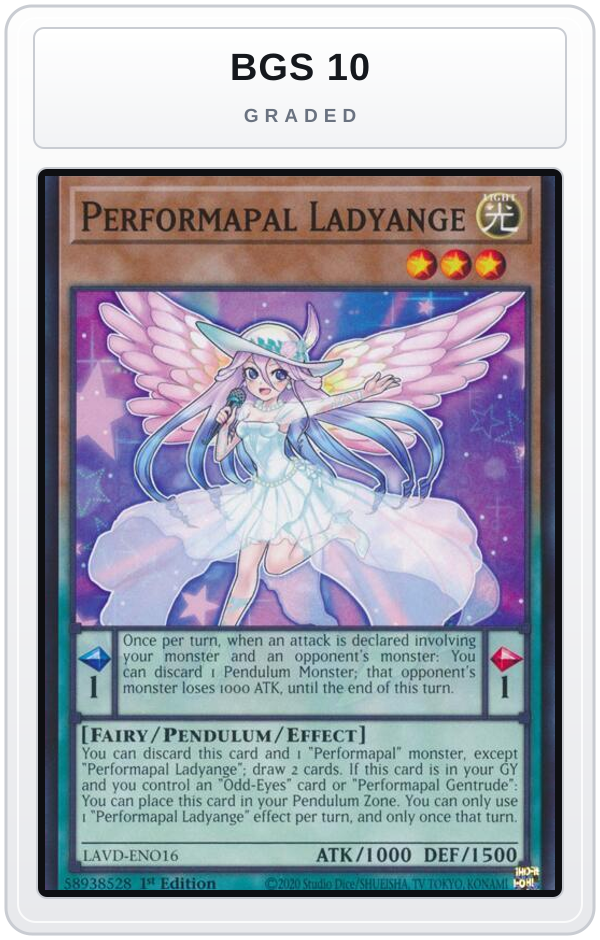 Graded - Performapal Ladyange — BGS 10 graded overlay