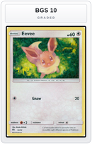 Graded - Eevee - 12/12 — BGS 10 graded overlay