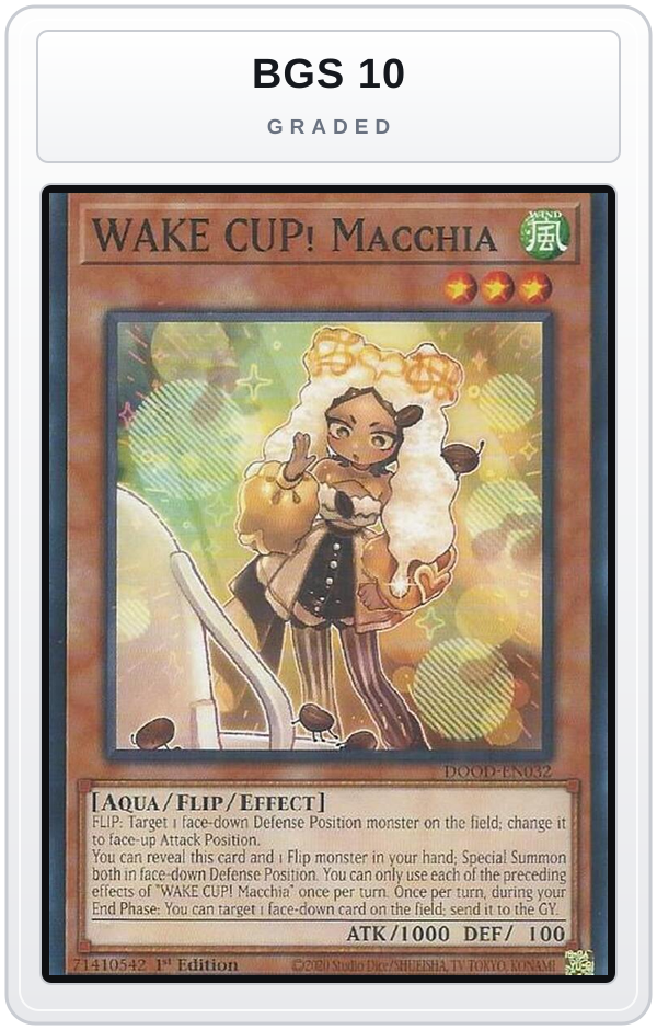 Graded - WAKE CUP! Macchia — BGS 10 graded overlay