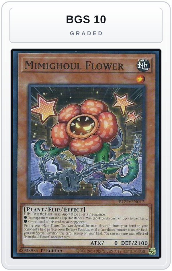 Graded - Mimighoul Flower — BGS 10 graded overlay