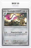 Graded - Doublade - 057/088 — BGS 10 graded overlay