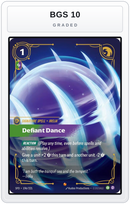 Graded - Defiant Dance — BGS 10 graded overlay
