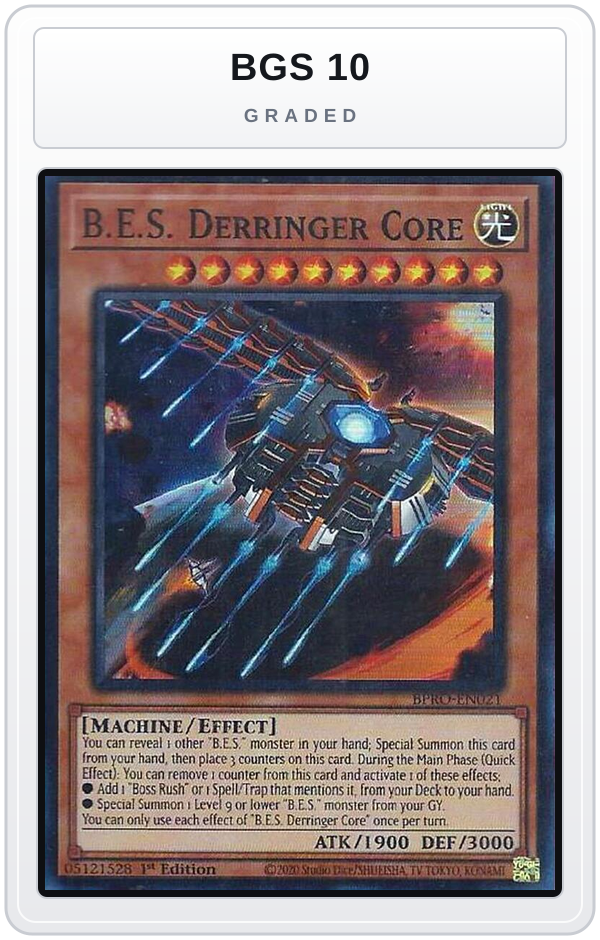 Graded - B.E.S. Derringer Core — BGS 10 graded overlay