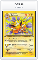 Graded - Jolteon (20) — BGS 10 graded overlay