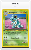 Graded - Nidoqueen (23) — BGS 10 graded overlay