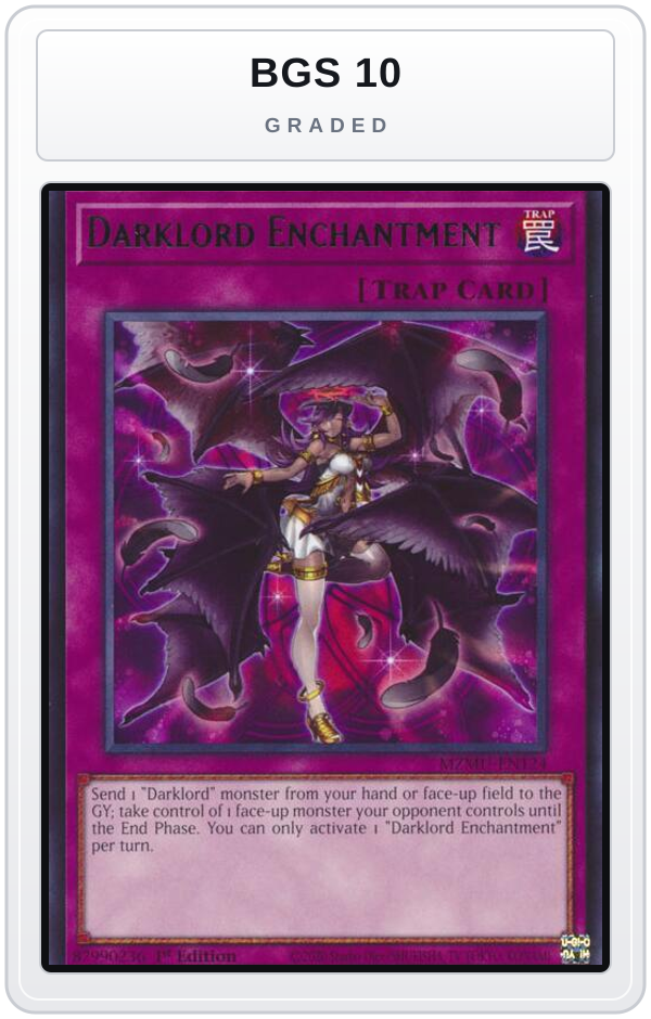 Graded - Darklord Enchantment — BGS 10 graded overlay
