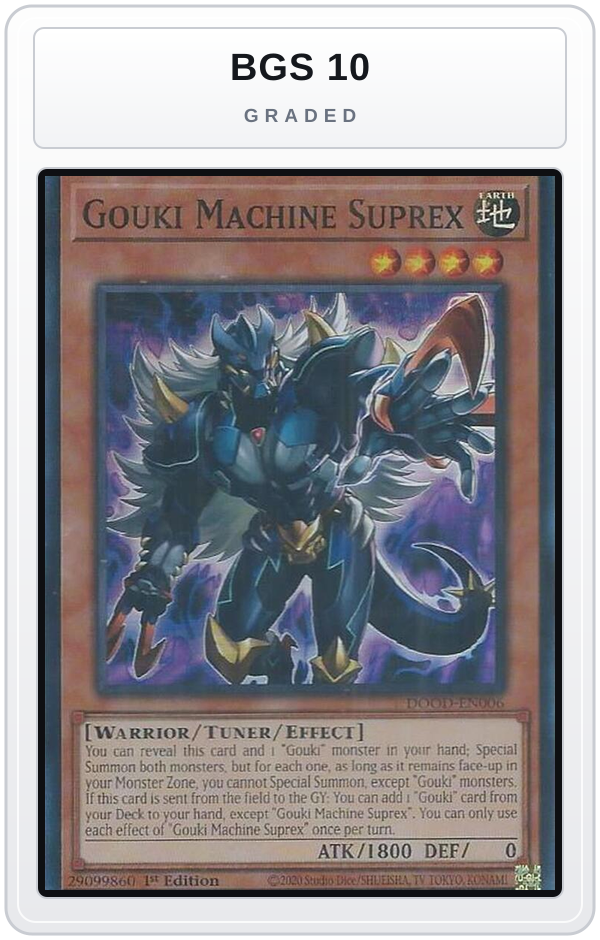 Graded - Gouki Machine Suprex — BGS 10 graded overlay
