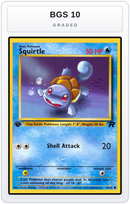 Graded - Squirtle — BGS 10 graded overlay