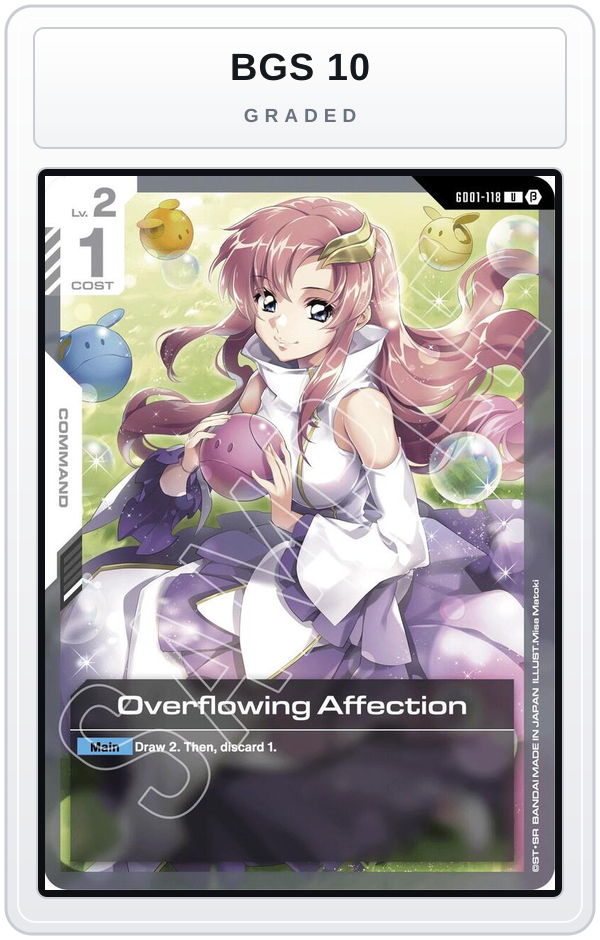 Graded - Overflowing Affection — BGS 10 graded overlay