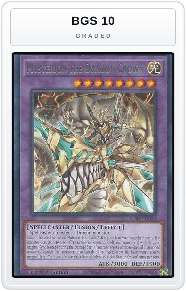 Graded - Mysterion the Dragon Crown — BGS 10 graded overlay