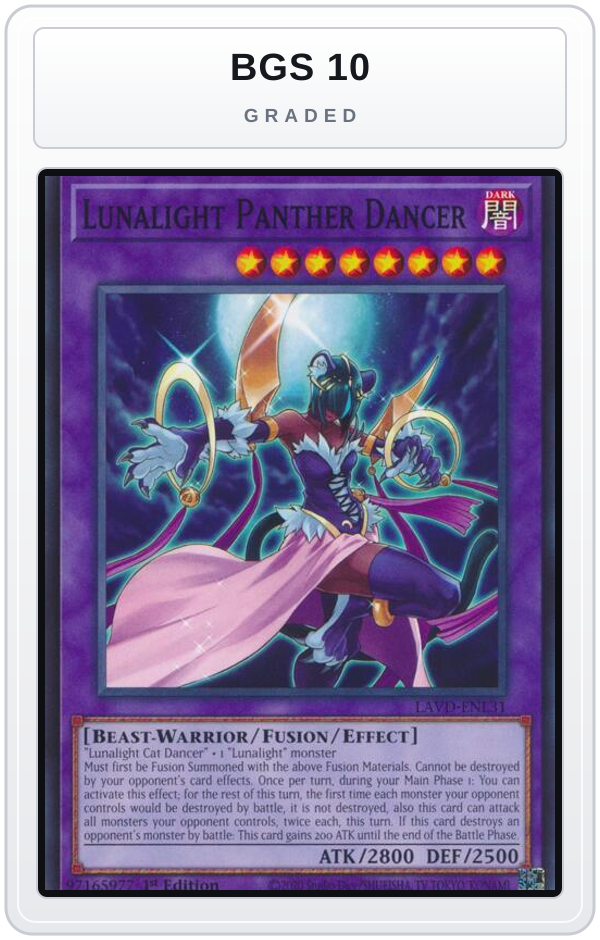 Graded - Lunalight Panther Dancer — BGS 10 graded overlay