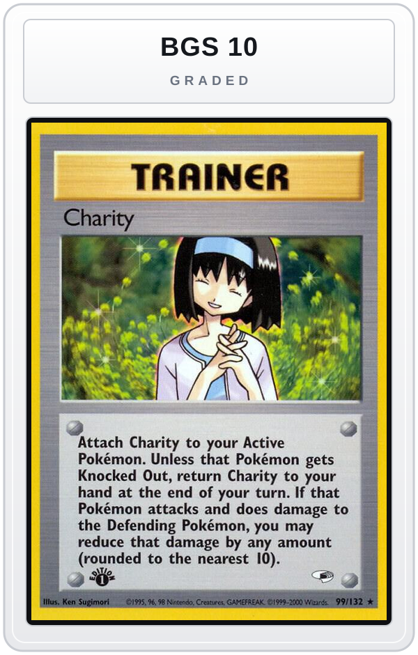 Graded - Charity — BGS 10 graded overlay