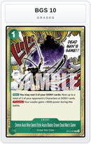 Graded - Demon Aura Nine Sword Style Asura Blades Drawn Dead Man's Game — BGS 10 graded overlay
