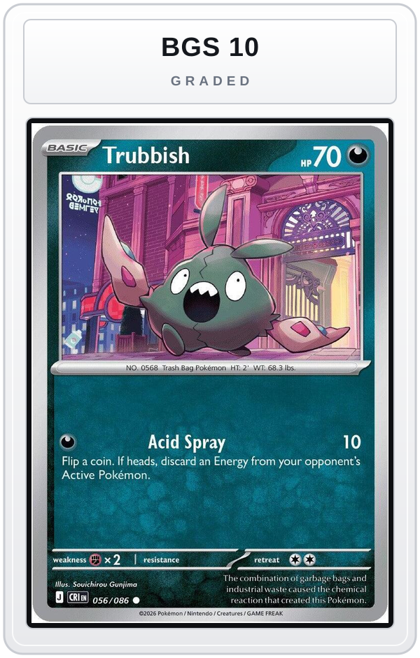 Graded - Trubbish — BGS 10 graded overlay