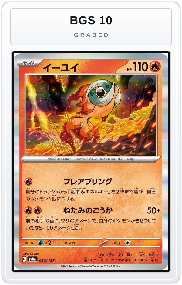Graded - Chi-Yu — BGS 10 graded overlay