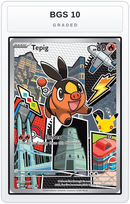 Graded - Tepig - 050 — BGS 10 graded overlay