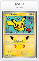 Graded - Pikachu - 029/128 — BGS 10 graded overlay