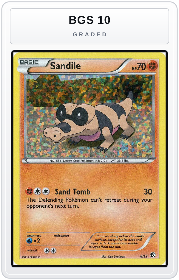 Graded - Sandile - 8/12 — BGS 10 graded overlay