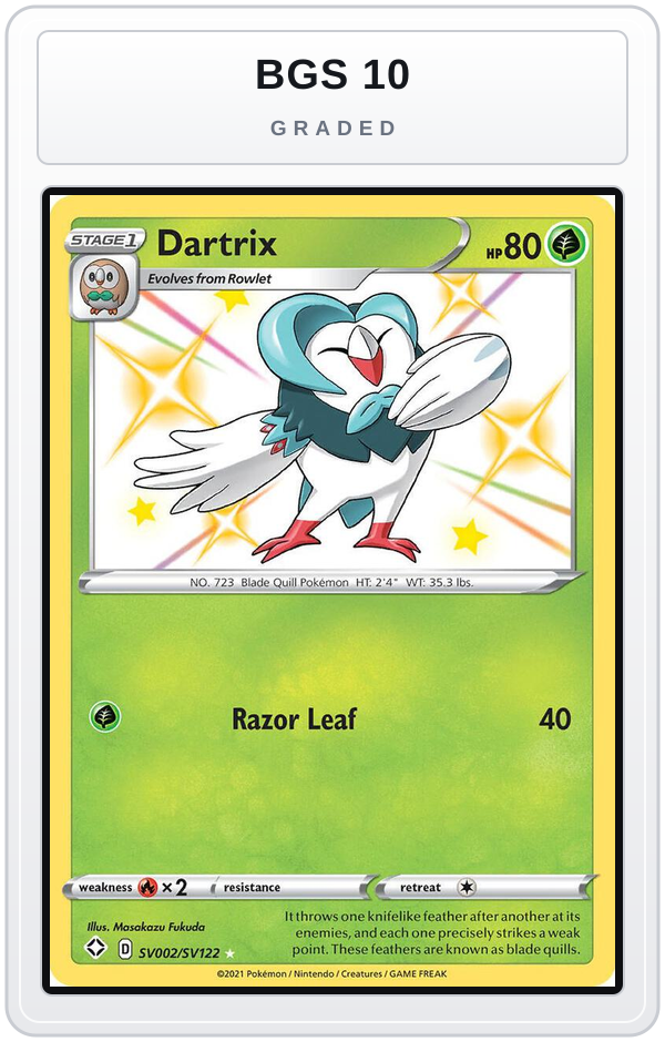Graded - Dartrix — BGS 10 graded overlay